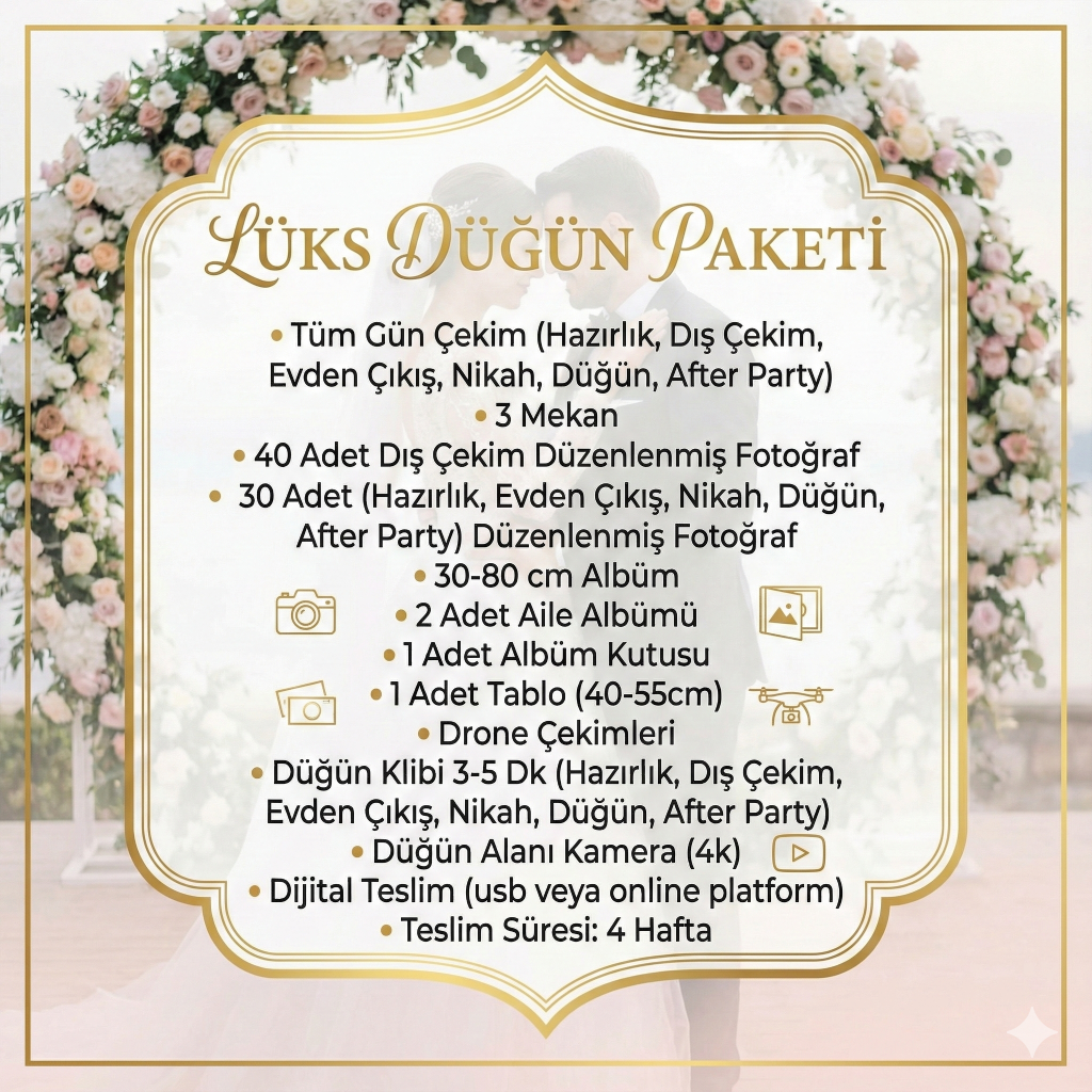 Lüks Düğün Paketi
